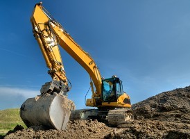 Excavator at Work - Excavation Services